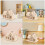2 Set Puzzle 3D In Legno Da Assemblare - Casa Con Tronchi 7