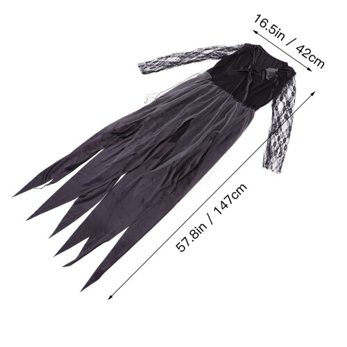 Halloween Creepy Ghost Bride Costume For Horror Stage Performance 1