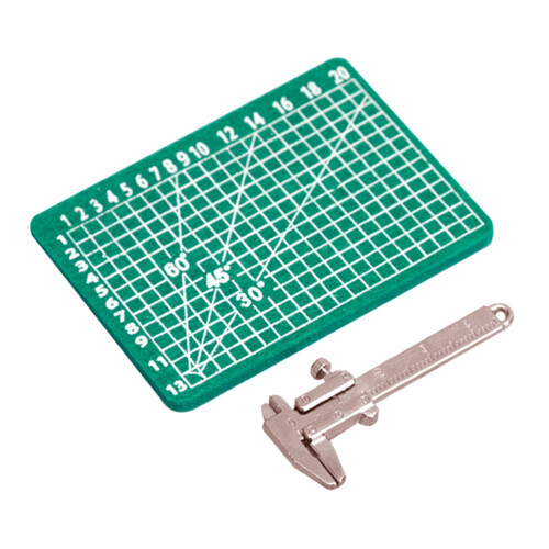3 Sets Miniature Vernier Caliper Model For Dollhouse Micro Decoration 2