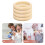 4Pcs Diy Wood Bangles Smooth Unfinished Bracelets Circles 9