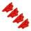 4Pcs Red Handkerchief Chinese Dance Towel Stage Performance Prop 8