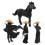 4Pcs Mini Action Figures For Micro Landscape Decoration 1