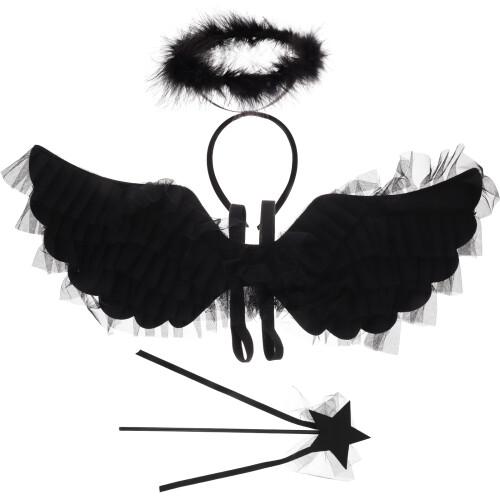 Set Ala D'Angelo Prop Cosplay Con Cerchietto E 2