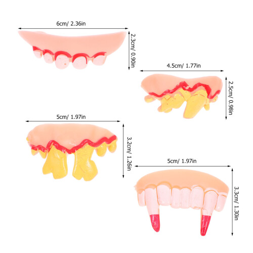 20 Denti Per Cosplay Feste Halloween Horror 1