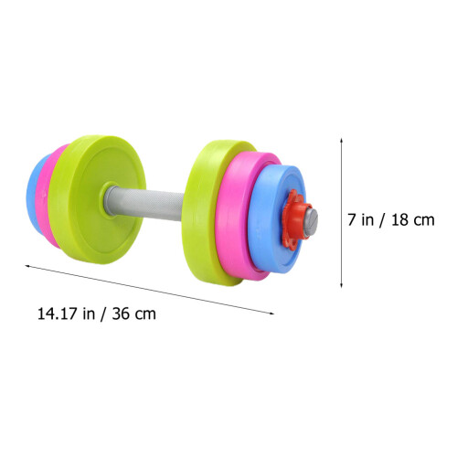 Conjunto De Halteres Ergonômicos Infantil Ajustável Para Exercícios 1
