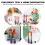 24 Peças Kids Blocos E Construção Decoração 11