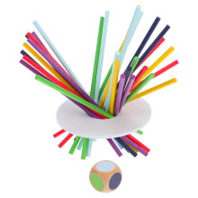 5 Sets Kids Wooden Pick-Up Sticks Balancing Game For Motor Skills