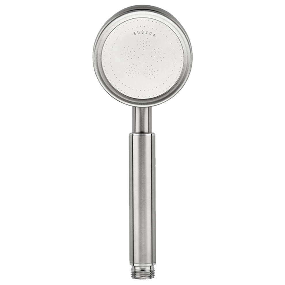 Adjustable Spray Modes Shower Head With High Pressure Fan Turbo Boost Water Flow, Stainless Steel Panel For Universal Handheld And Detachable Combo 9135470845484