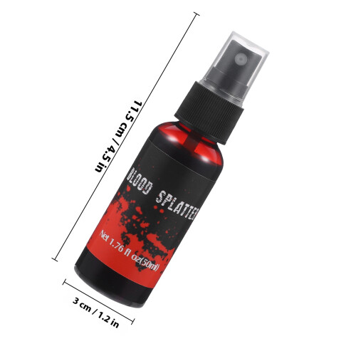 Garrafa De Sangue Falso Spray Plasma Halloween 1