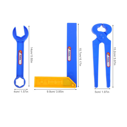 3Pcs Conjunto De Ferramentas Para Crianças Com Parafusos A 3 1