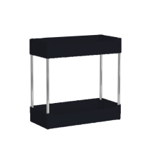 Scaffale portaoggetti multifunzionale, organizer per spazi ristretti, robusto e durevole, per bagno, studio, soggiorno, cucina, bar, scrivania,