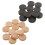 48 Pcs Wooden Round Threaded Chess Pieces For Checkers And Backgammon 3