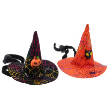 2St Halloween Hatt För Husdjur Heks Huvudbonad Katt