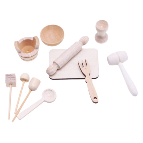 Conjunto De Utensílios Para Casa De Bonecas 1