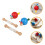 Set Carrellino In Legno Con Corda Per Bambini 5