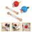 Set Carrellino In Legno Con Corda Per Bambini 3