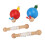 Set Carrellino In Legno Con Corda Per Bambini 8
