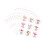 Round Wrapping Label Flower Wrapping Sticker for-Style five 1
