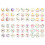 Round Wrapping Label Flower Wrapping Sticker for-Style five 2