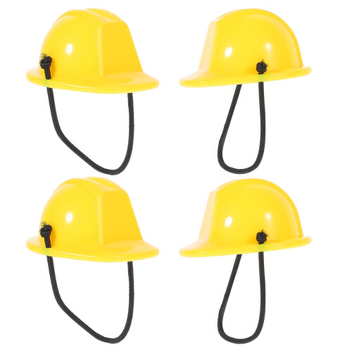 4 Mini Cappello Da Costruzione Per E Bambini