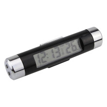 Car Dashboard Clock With Night Display, Thermometer, 2in1 Digital Clock, LED Backlit, Switchable