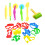 16Pcs Dough Clay Tool Mold Set Kit Assorted Design For Kids 7
