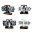 Mechanical Digital Turn Page Clock with Wood Base for Safe-B 2