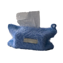 Stylish Tissue Case for Living Room Bathroom Decoration-Blue