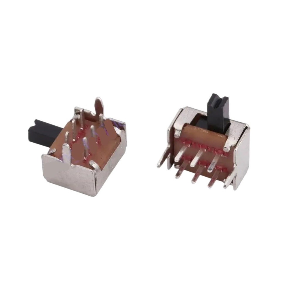 Toggle Switch Double Row 2P2t 6 Pin Handle Height 5 Mm 2 Pieces 9067246133115