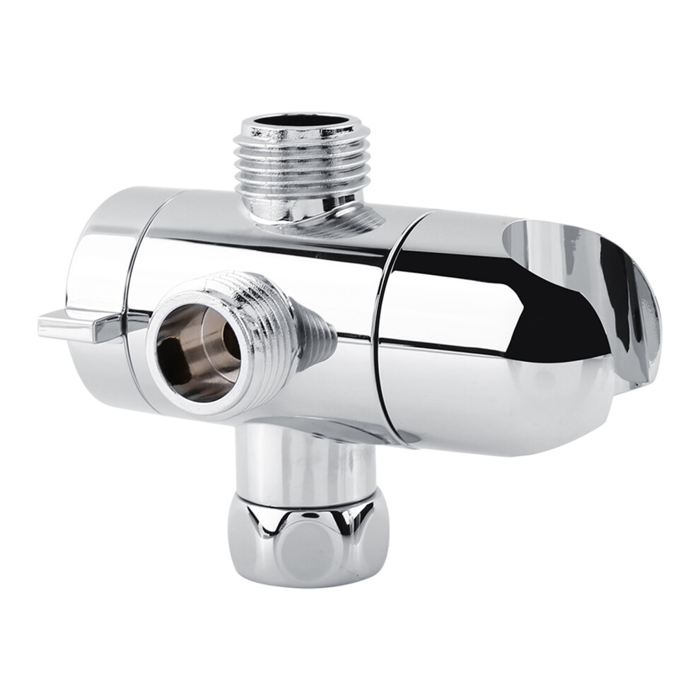 Universal Interface Diverter For Home Bathrooms, Abs Plastic & Metal Construction With Multilayer Chrome Plating 9060116551606