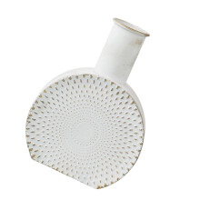 Ronde vorm vintage metalen bloemenvazen voor Valentijnsdag-M