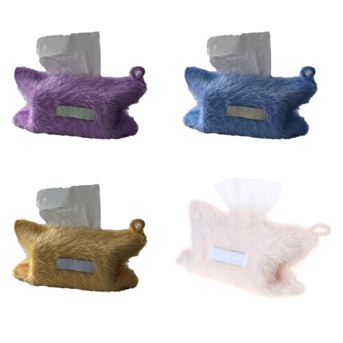 Decorative Tissue Box Moisture Proof Paper-Pale Pinkish Gray 1