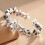 1Pièces Etoile Stylée Argent Cuivre Pur Accessoire Mode 7