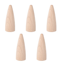 5Stk Handbemalte Kegel Bausteine Für Kinder