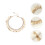 Delicate Fußkette Goldfarbenem Material Zur 1 5