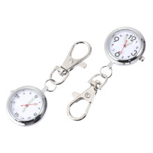 2 Verpleegkundige Zakhorloge Unisex Minimalistisch Sleutelhanger