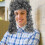 Curly Grau Richter Perücke Für Männer Halloween Cosplay 5
