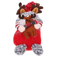 Christmas Gnome Wypchany Cekinami Czapka Siedząca