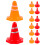 16 Unidades Mini Cones De Tráfego Para Miniatura 4