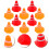 16 Unidades Mini Cones De Tráfego Para Miniatura 5