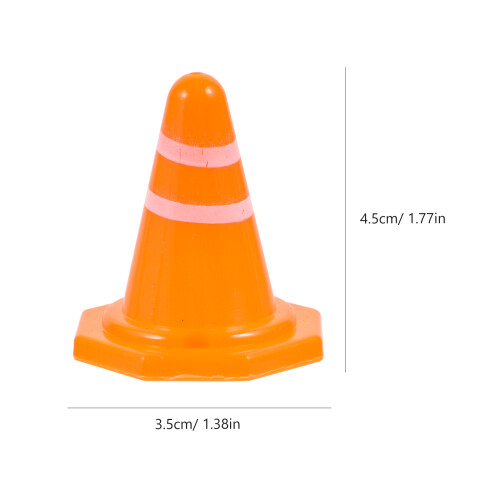 16 Unidades Mini Cones De Tráfego Para Miniatura 2