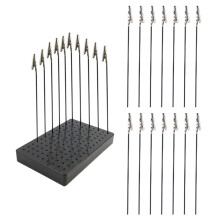 1Set Spritzlack Clip Basis Schwarz Kunststoff Für Modellbau