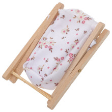 Dollhouse Miniatuur Wasmachine Mandje Inklapbare Opbergmand