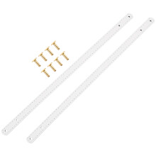 1 Paar 30 Cm Pu-Leder Handtaschenriemen Mit Nieten