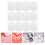 50St Rattle Box Geluidsmaker Baby Wit Plastic Speelgoed Accessoire 10