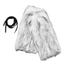 1 Paar Viking Beenwarmers: Pluizige Beenwikkelaars Vrouwen