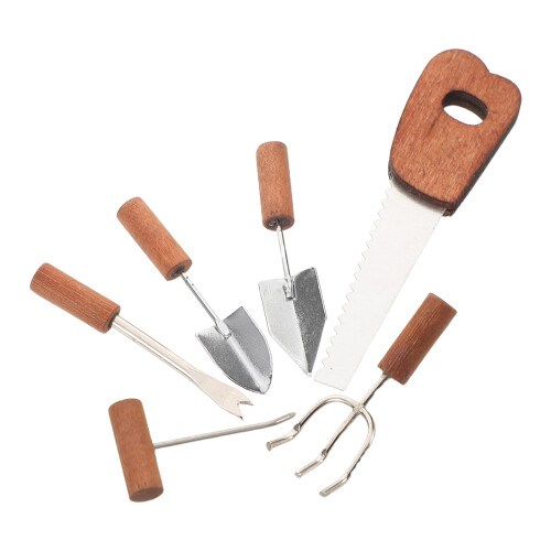 6 Stuks Miniature 1:12 Poppenhuis Set