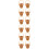 12 Pezzi Tote In Rattan Mini Decorativo 8