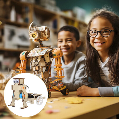 1 Set Roboter Zugroboter Wissenschaft 1