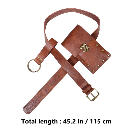 Conjunto De Couro Pu Medieval Renascentista 1